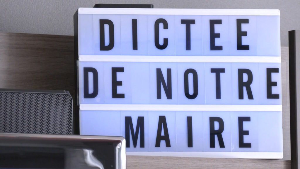 La dictée du maire