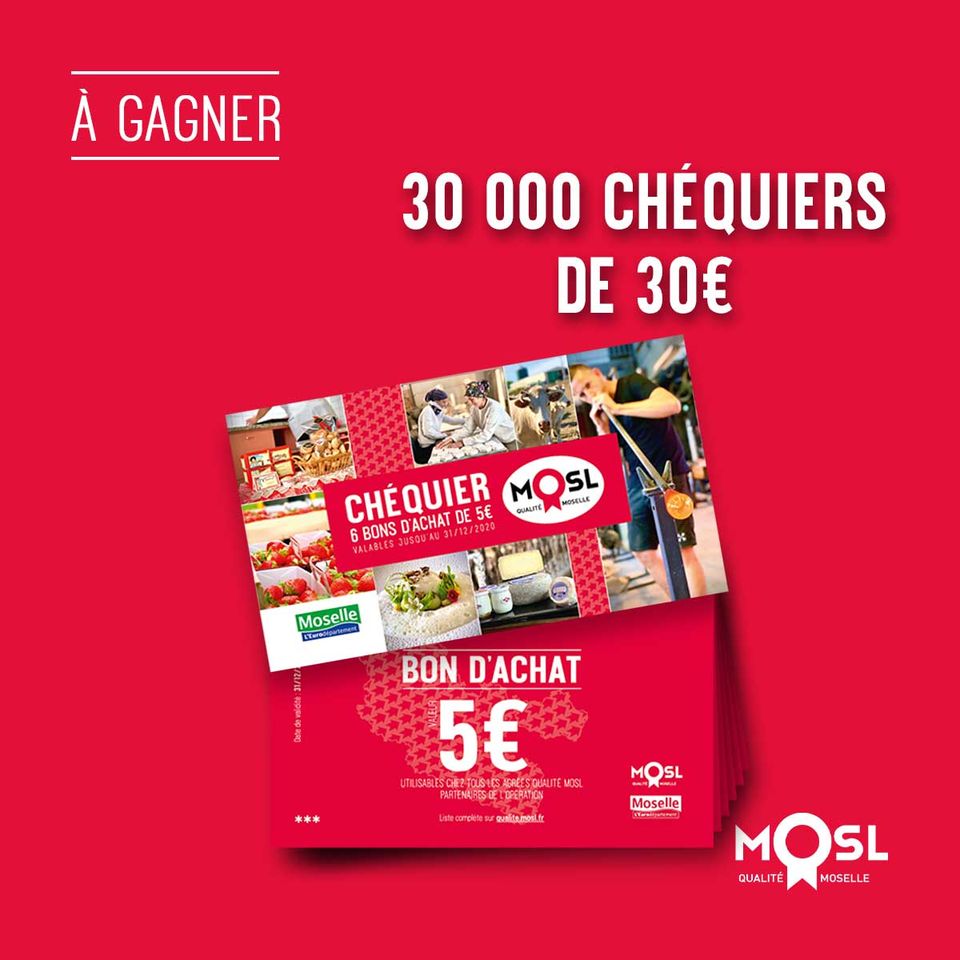 Gagnez des bons d’achat avec Qualité MOSL