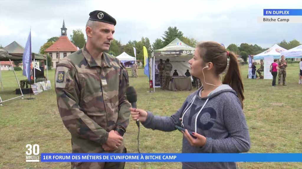 1er forum des métiers de l’uniforme à Bitche Camp