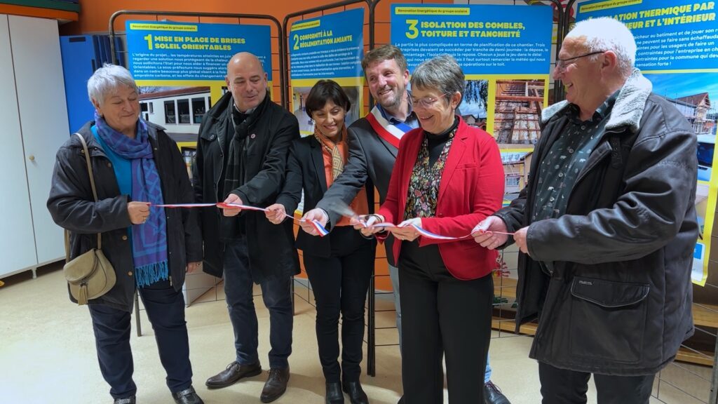 Fin de la rénovation énergétique au groupe scolaire “Les Mésanges” à Zetting