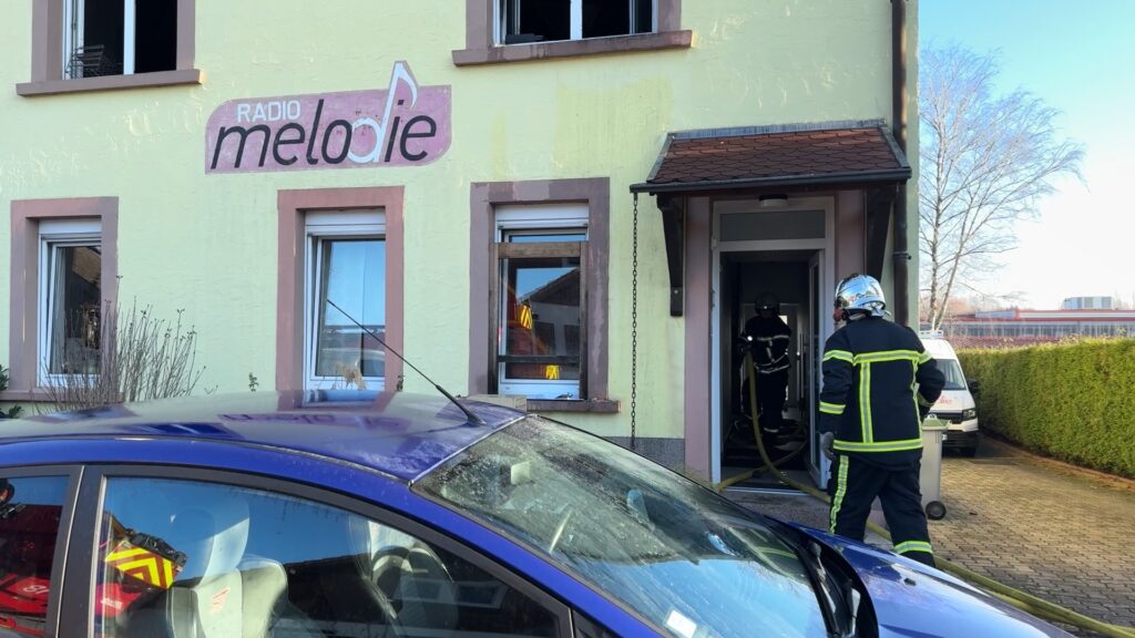 Incendie aux dégâts limités chez Radio Mélodie