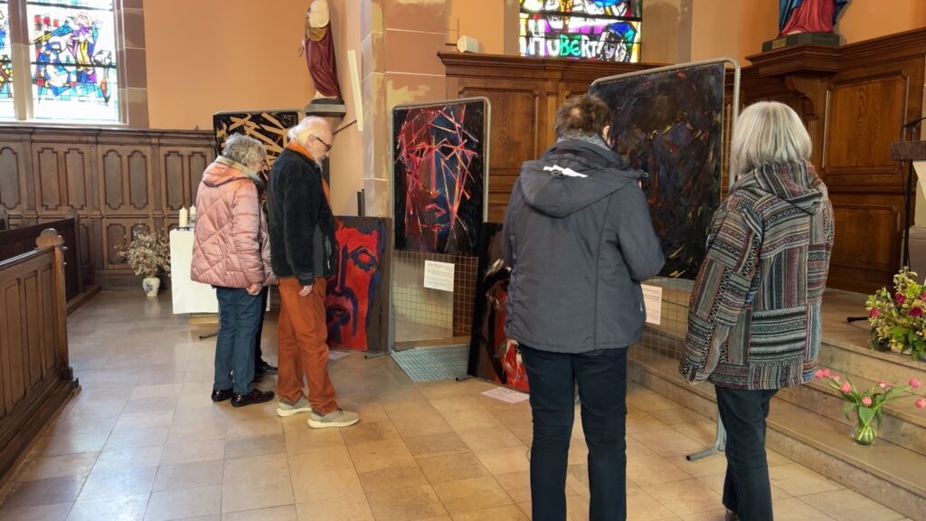 Les visages du Christ de Gérard Houver exposés à l’église