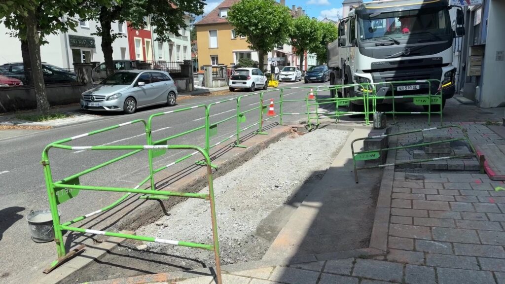 Travaux rue de Deux-Ponts et rue de Bitche avant un nouvel enrobé