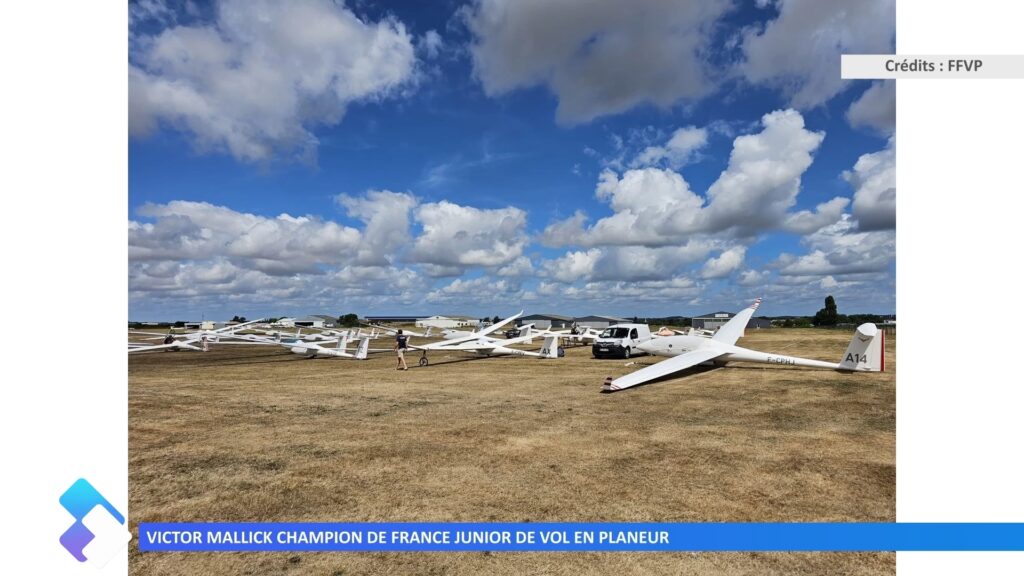 Victor Mallick champion de France Junior de vol en planeur