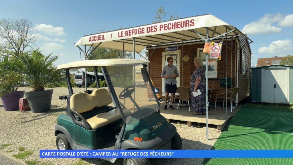 Carte postale d’été : camper au « refuge des pêcheurs »