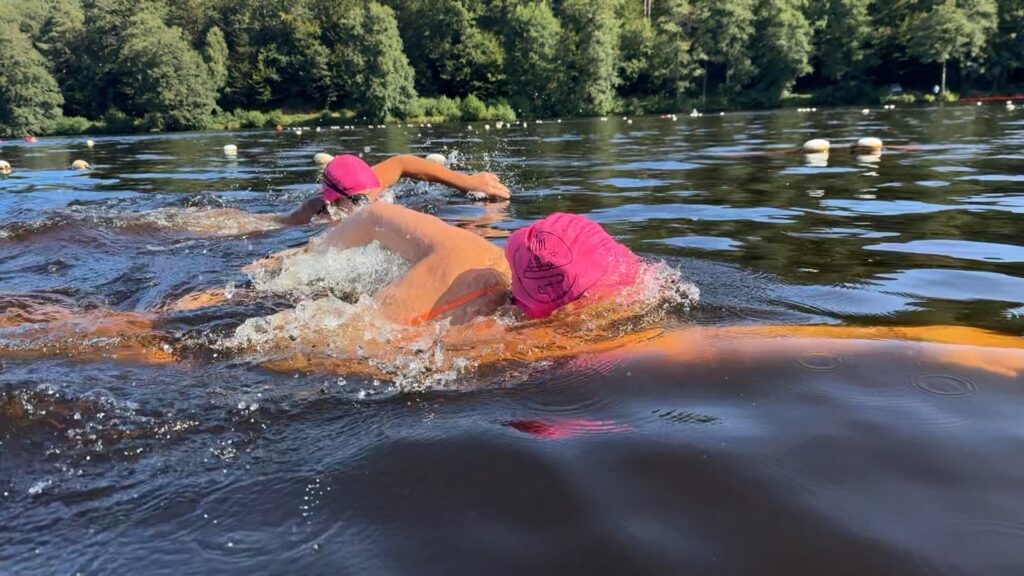 Aurélie Muller transmet sa passion pour l’eau libre