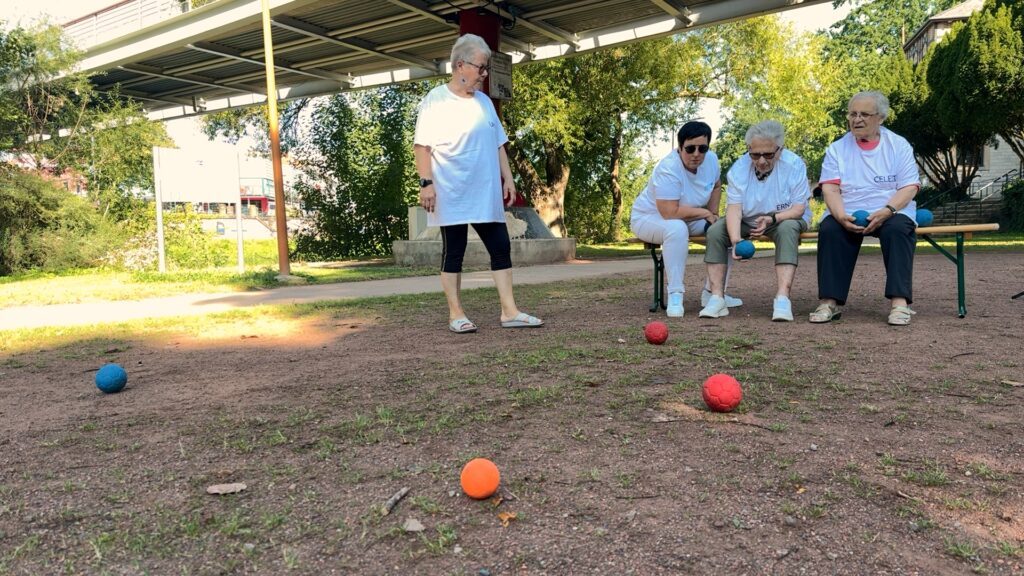 Les seniors fêtent le début des jeux paralympiques