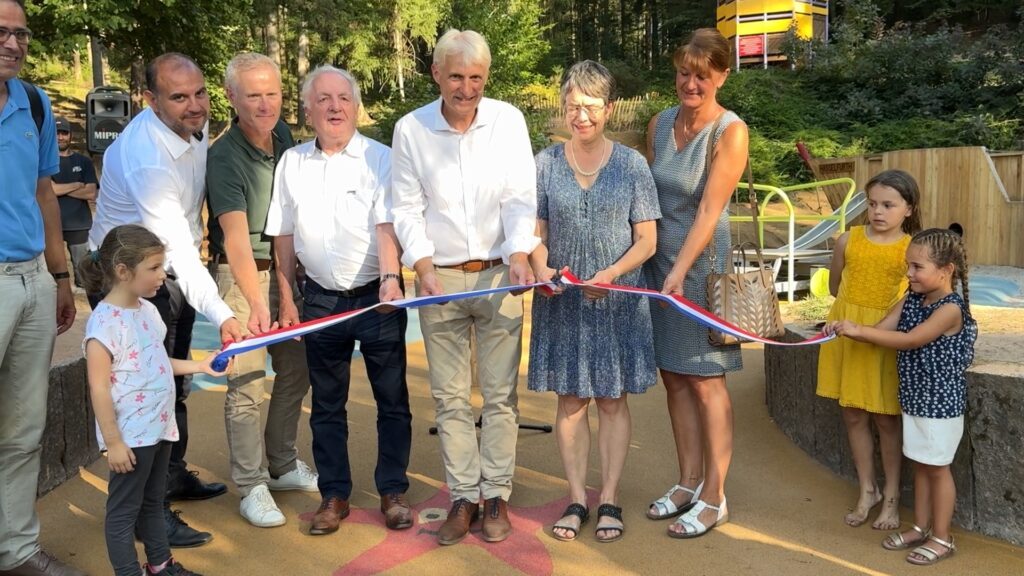 La nouvelle aire de jeux de l’étang d’Hasselfurth inaugurée