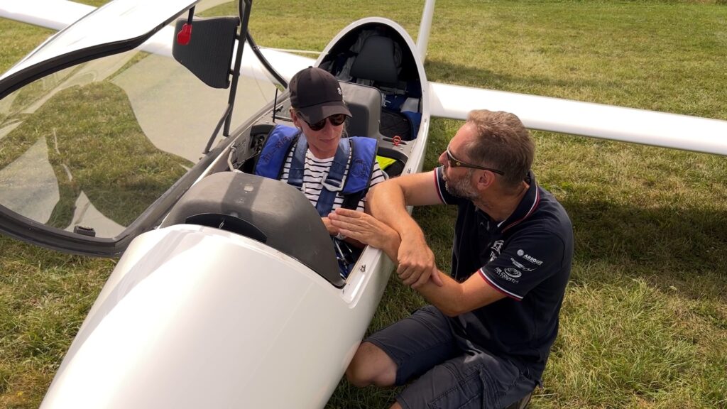 Opération “ça plane pour elles” à l’aérodrome de Sarreguemines