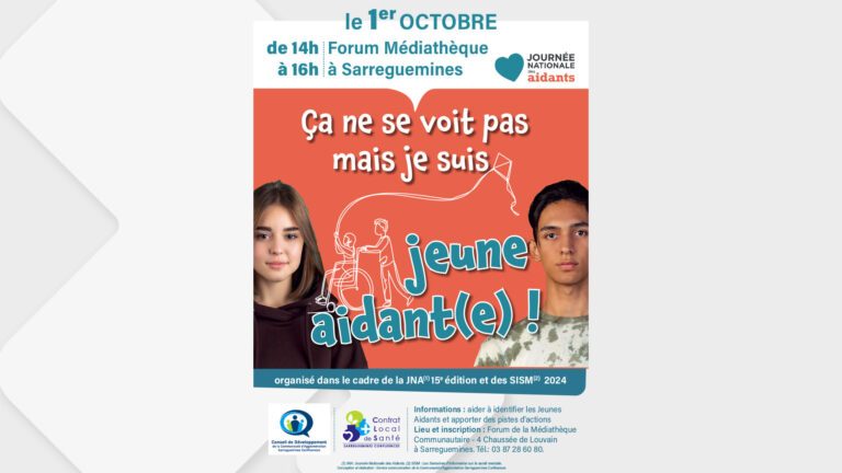 Table ronde le 1er octobre pour sensibiliser à la situation des Jeunes aidants