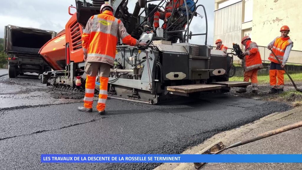 Les travaux sur la descente de la Roselle à Bitche se terminent