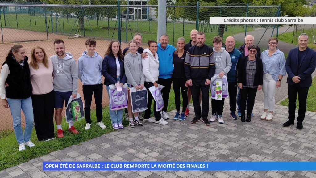 Open été de Sarralbe : le club remporte la moitié des finales !