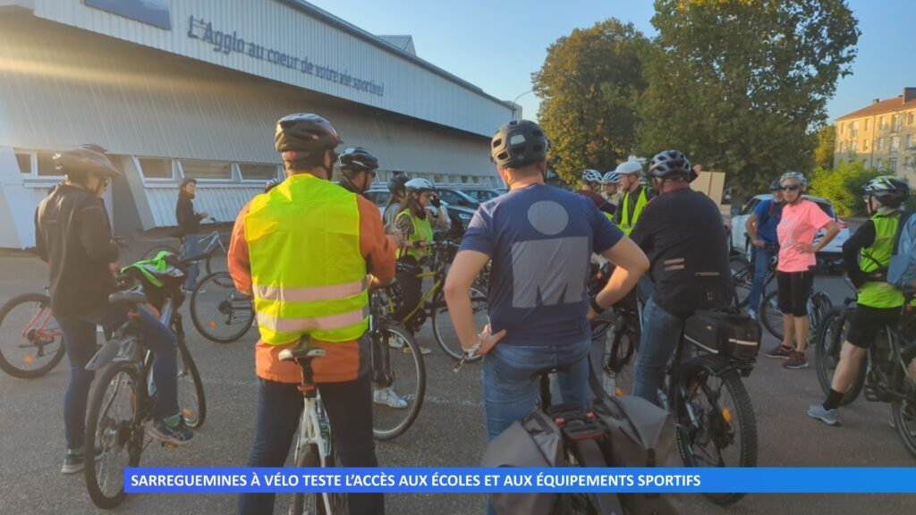 Sarreguemines à vélo teste l’accès aux écoles et aux équipements sportifs