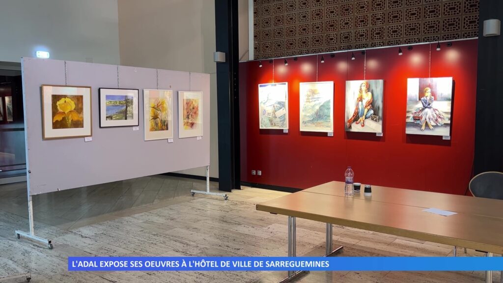 Exposition de peinture de l’ADAL à l’Hôtel de Ville de Sarreguemines