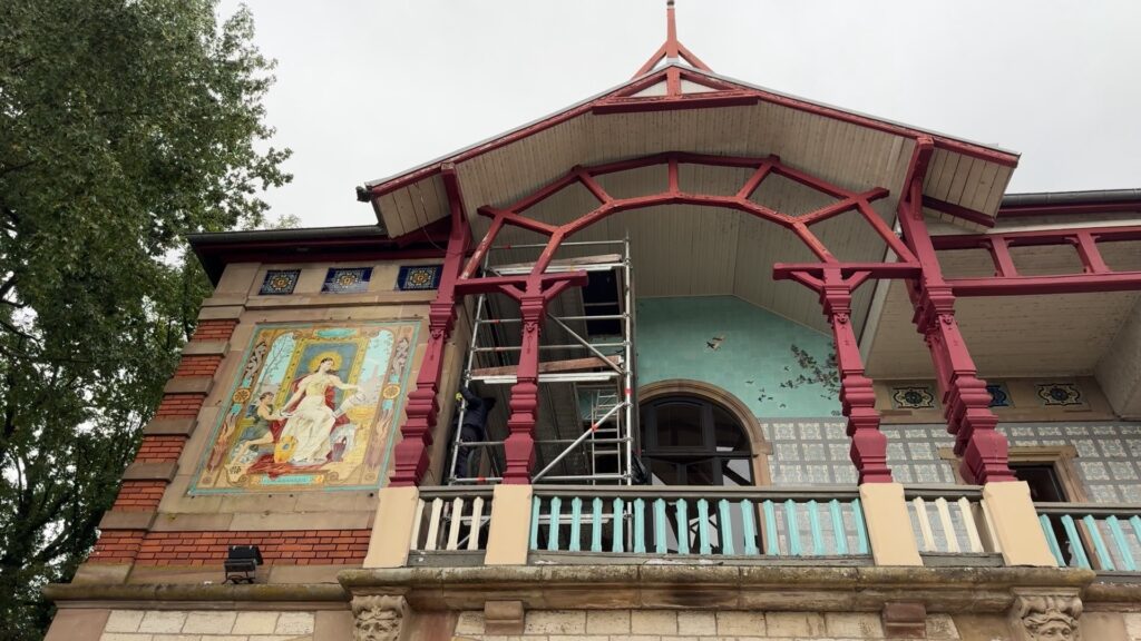 Les travaux de conservation-restauration du Casino des Faïenceries se terminent