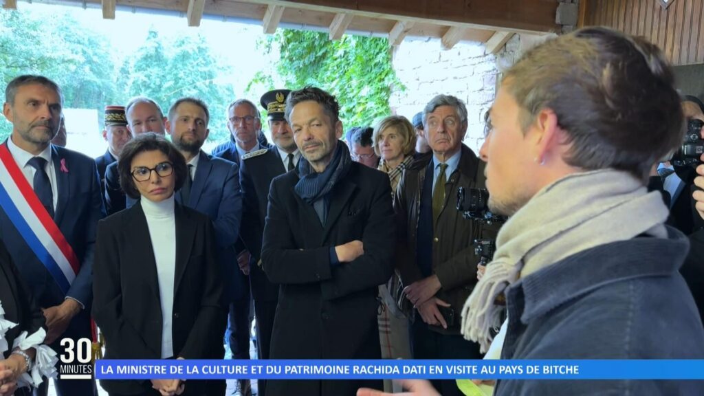 La ministre de la culture et du patrimoine Rachida Dati en visite au Pays de Bitche