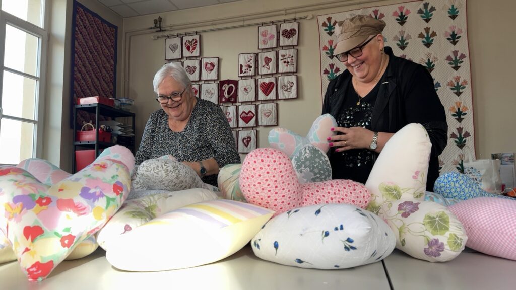 Patchwork passion mobilisée contre le cancer du sein