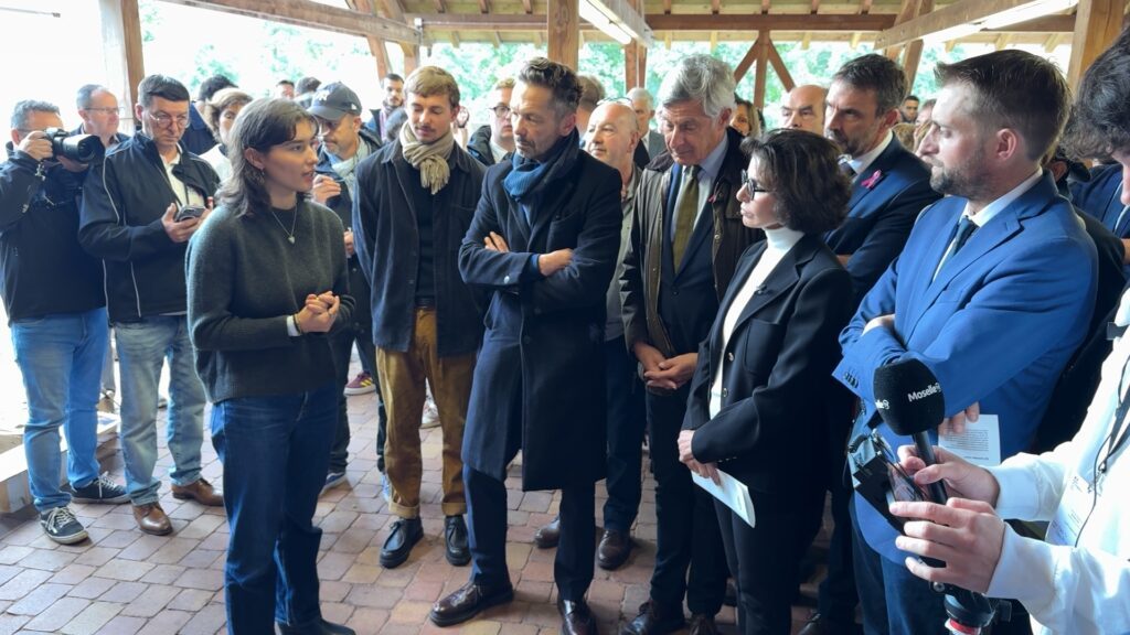 La ministre de la Culture et du patrimoine Rachida Dati visite deux sites dans le Pays de Bitche