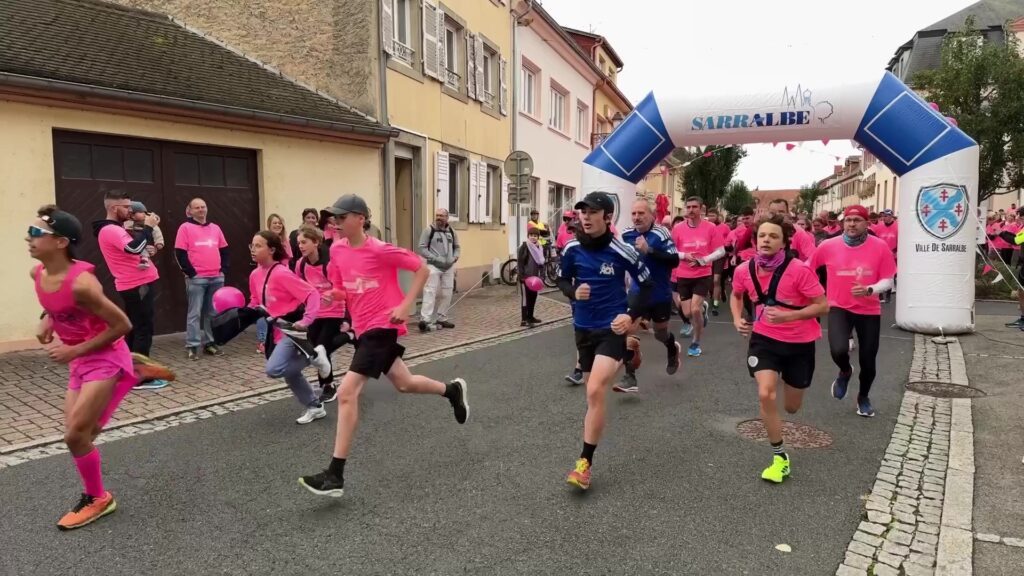 Sarralbe en rose : en avant pour près de 7 km contre le cancer du sein