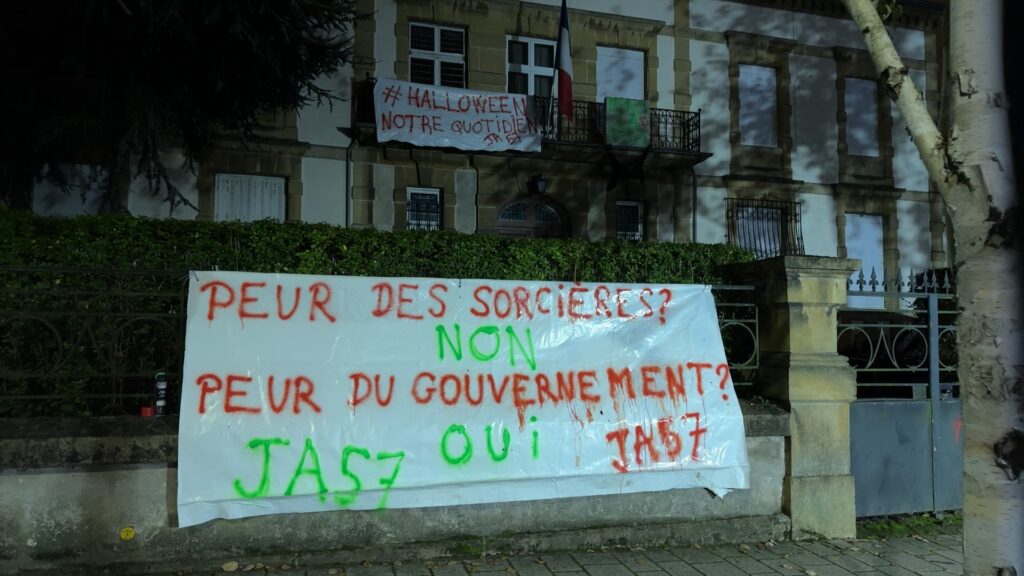 Les Jeunes agriculteurs mosellans manifestent à Sarreguemines