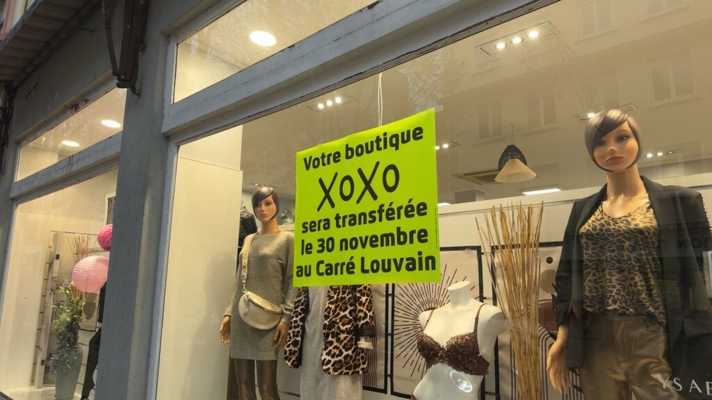 La boutique XOXO déménage au Carré Louvain