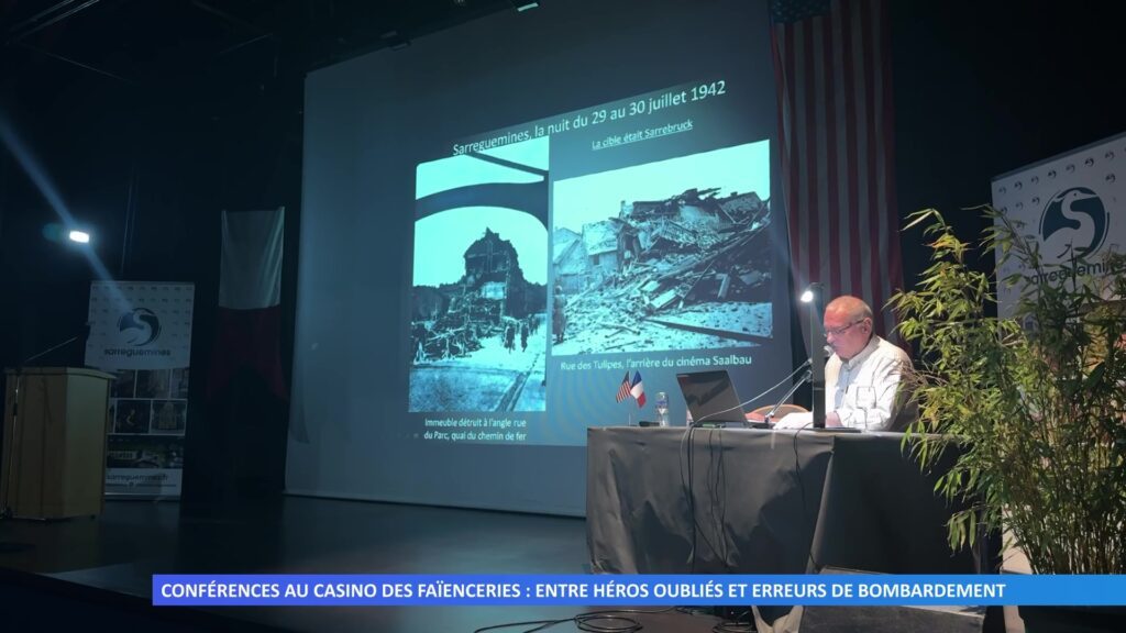 Conférences au casino des Faïenceries : entre héros oubliés et erreurs de bombardement