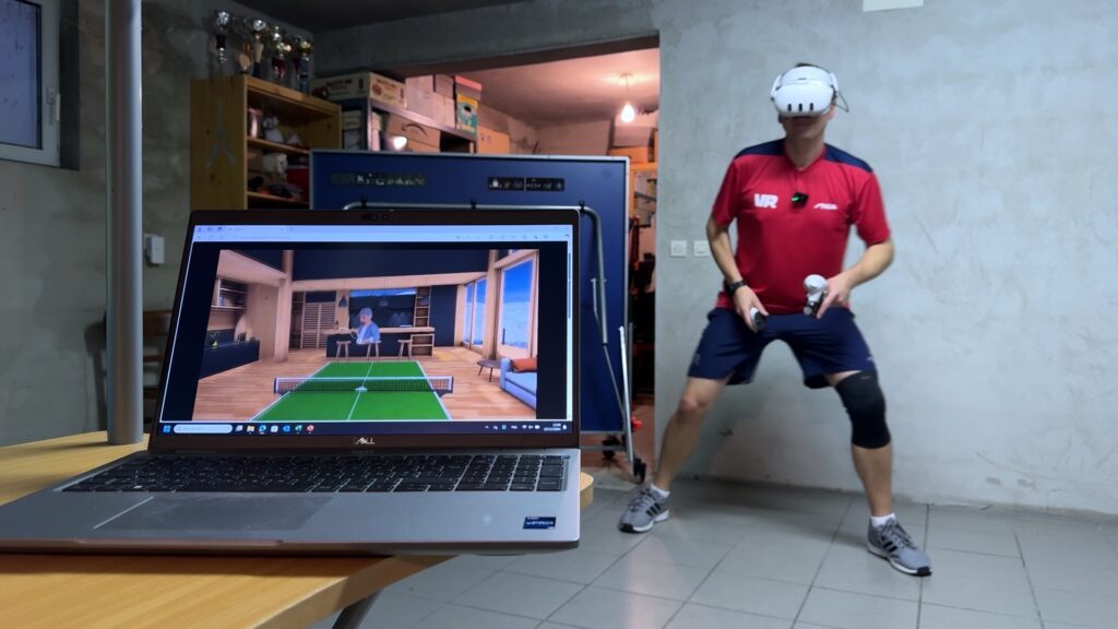 Il s’est hissé parmi les meilleurs joueurs de Ping VR au monde