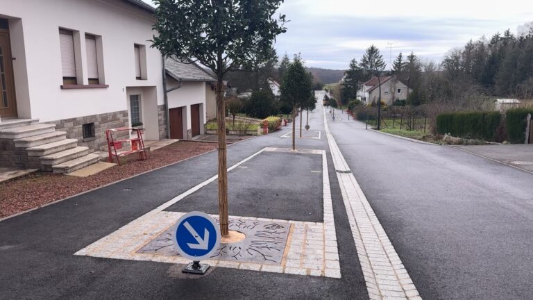 À Willerwald, la rue de la Croix a été réaménagée