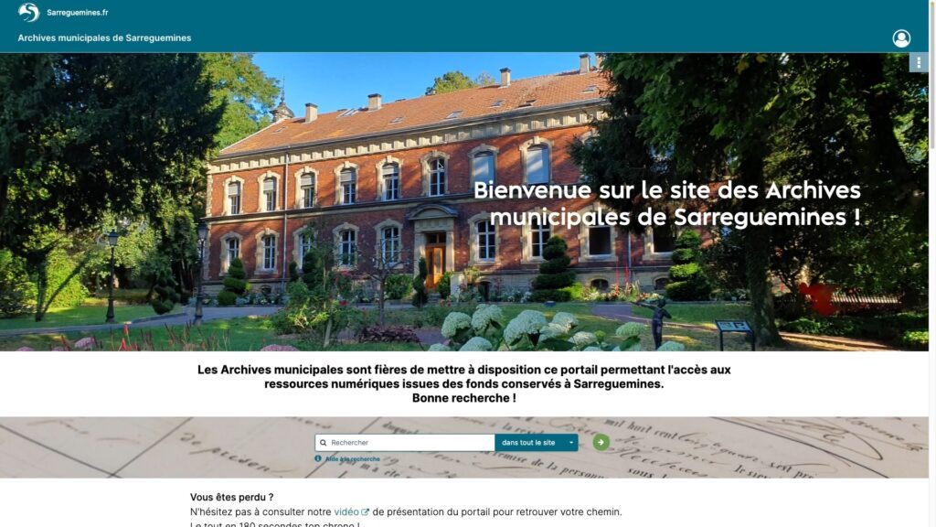 Un nouveau site pour consulter les archives de Sarreguemines